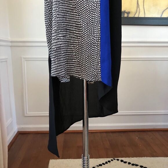 BCBGMAXAZRIA Light Pearl Cici Asymmetrical Dress XS - Picture 5 of 7